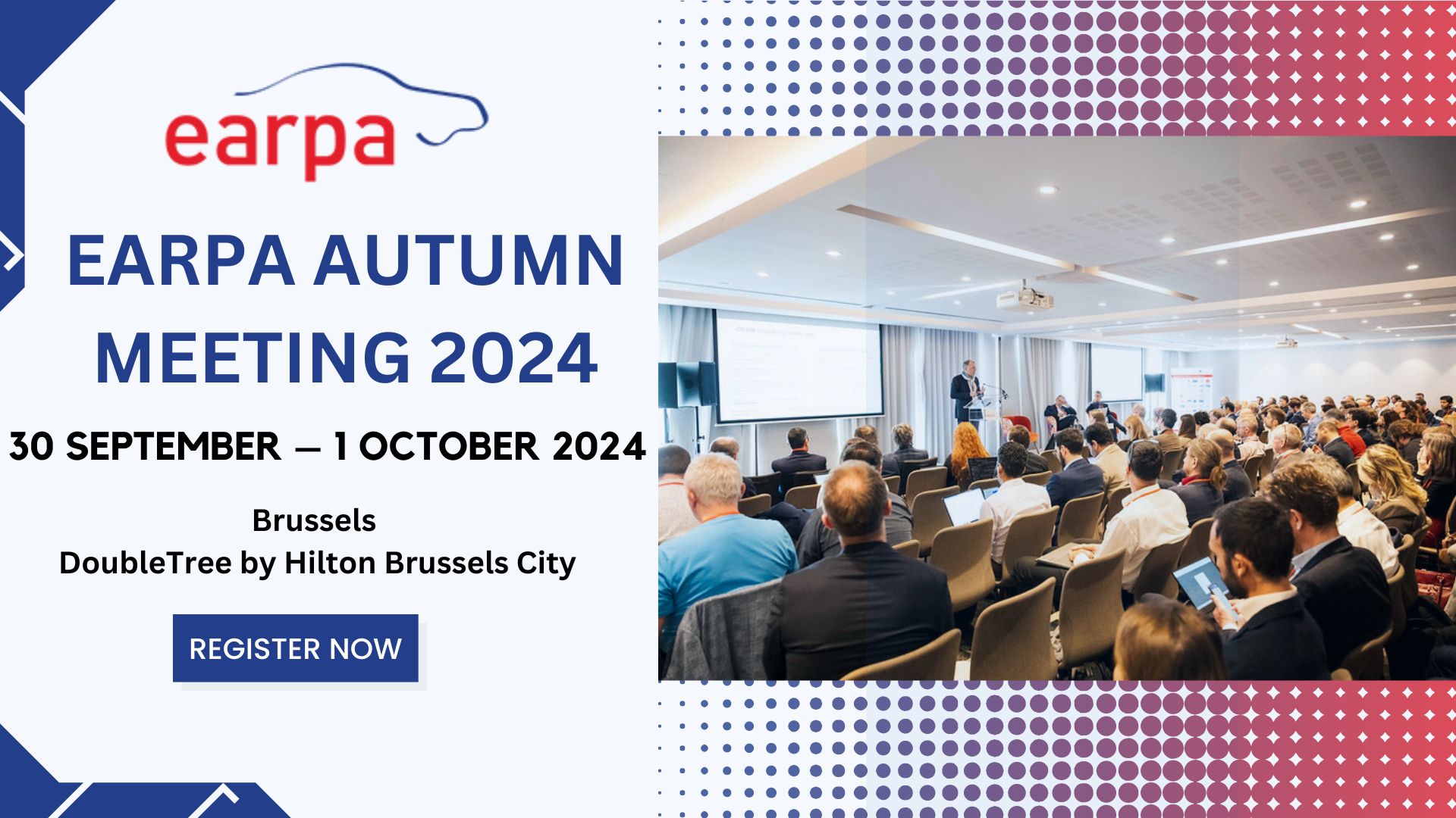 Registrations to the EARPA Autumn Meeting are open