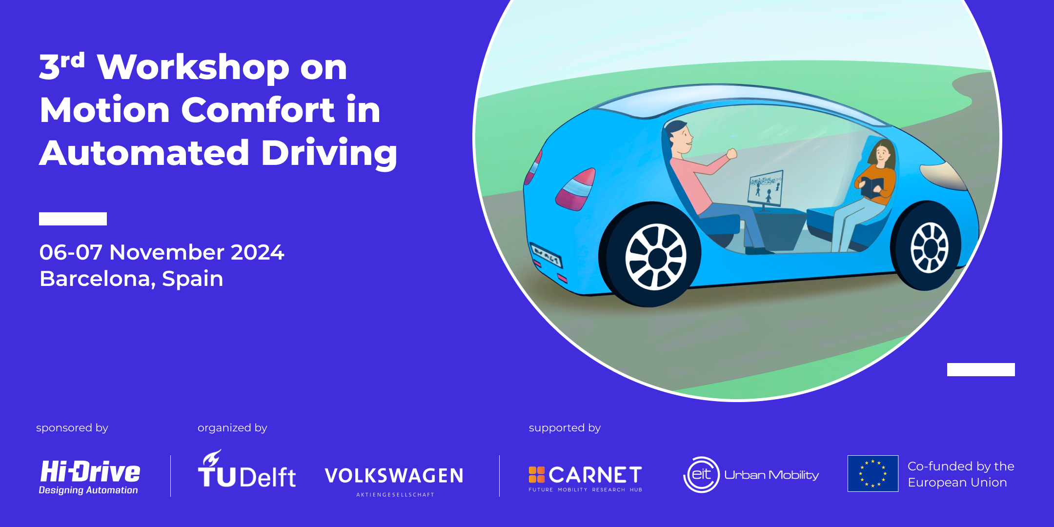 3rd Motion Comfort Workshop at the Tomorrow Mobility World Congress