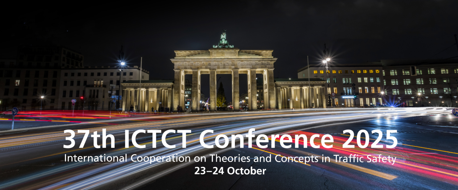 Join the 37th ICTCT Conference in Berlin: Advancing Proactive Traffic Safety Solutions!