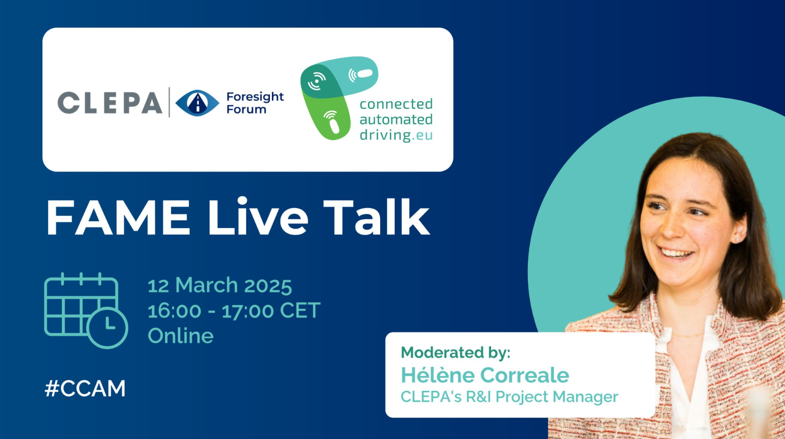 CLEPA Foresight Plaza | FAME Live Talk: 12/03 16:00